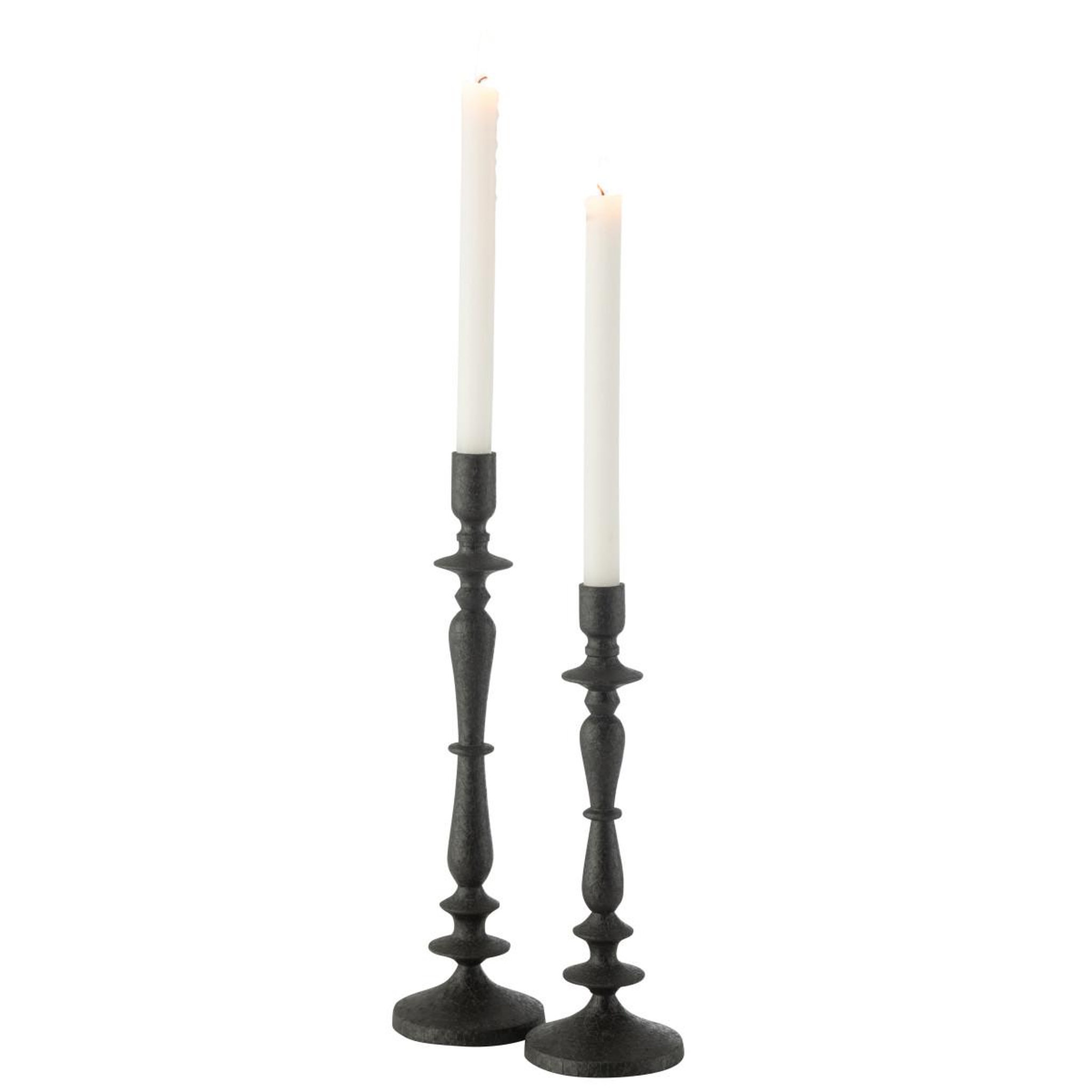 Voir la diapositive 4 : J-LINE Chandelier en métal  kendrick  38cm noir