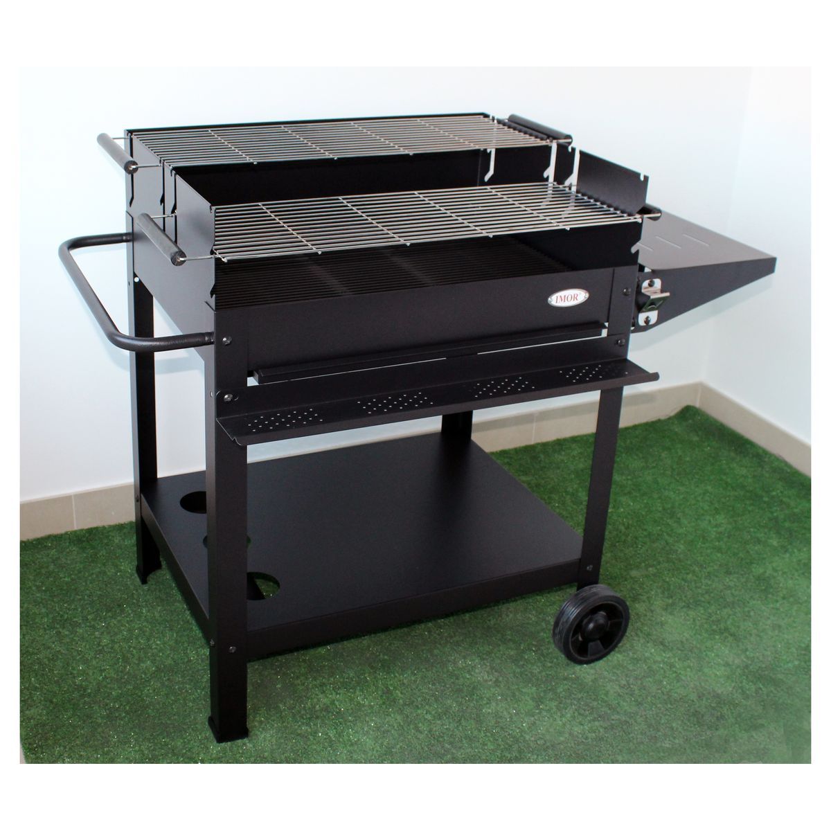 Imor Barbecue charbon de bois en acier XL V20 MADRID