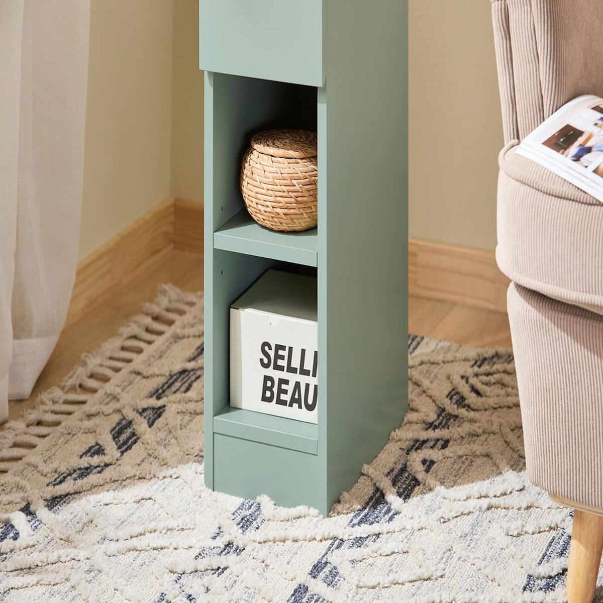 SOBUY SoBuy - Table De Chevet à un tiroir - Nordique - FBT111