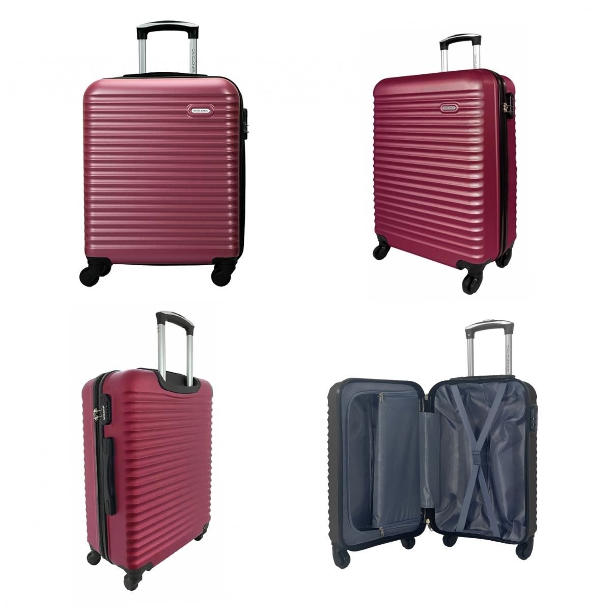 David Jones Lot 3 valises rigides dont 1 valise cabine