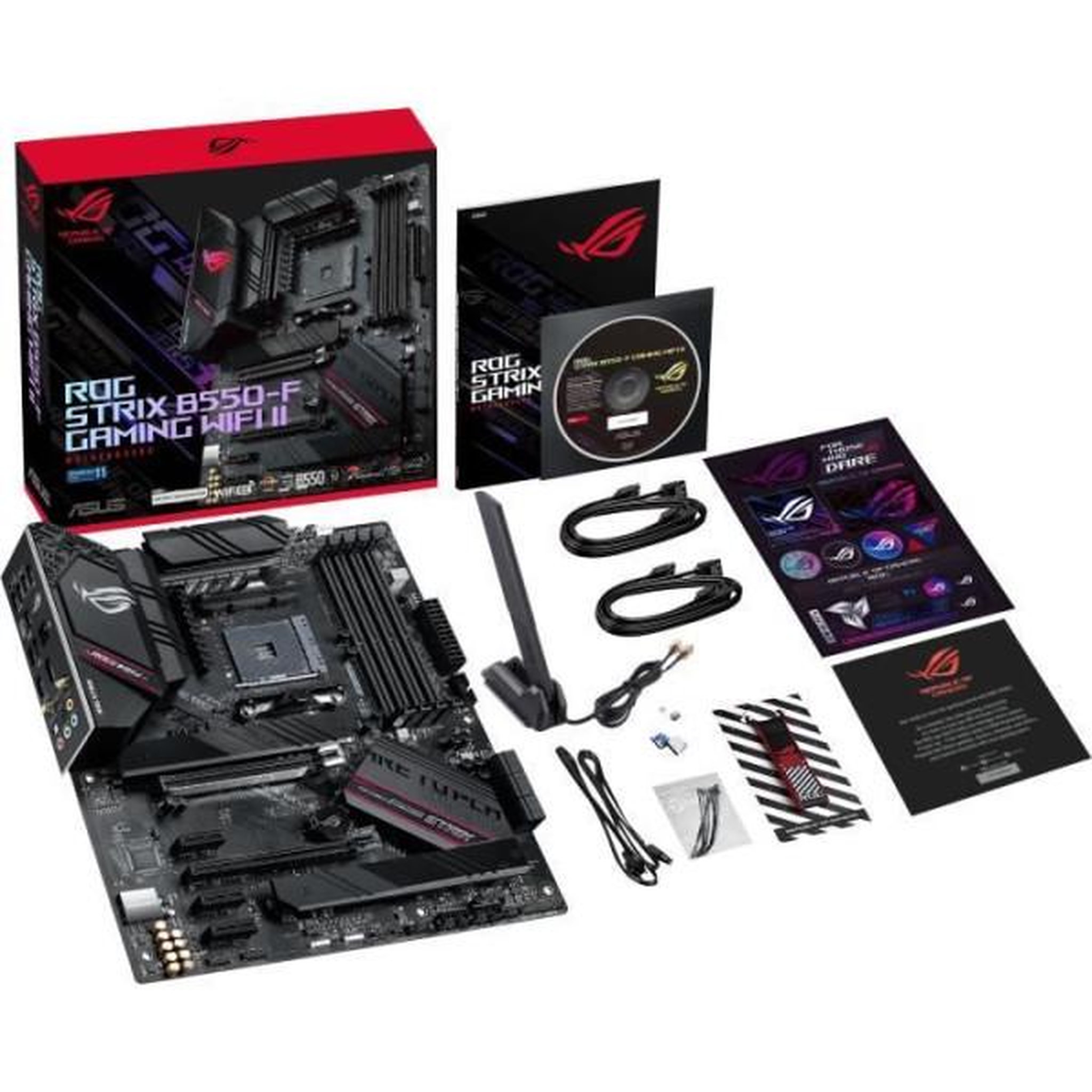 Voir la diapositive 3 : ASUS Carte Mere - ASUS - ROG STRIX B550-F GAMING(WI-FI) II - (90MB19V0-M0EAY0)
