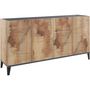 Voir la diapositive 2 : Buffet moderne 3 portes 3 tiroirs L160cm BARI