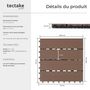Voir la diapositive 6 : tectake Dalles de terrasse Lot de 11 dalles avec système de clic marron Ensemble de 11 pièces