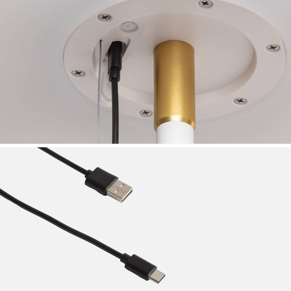 SWEEEK Lampadaire extérieur solaire LED H150cm Alex