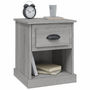 Voir la diapositive 4 : VIDAXL Table de chevet sonoma gris 39x39x47,5 cm bois d ingénierie