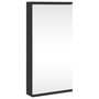 Voir la diapositive 2 : VIDAXL Armoire de bain a miroir d'angle noir 30x24x60 cm