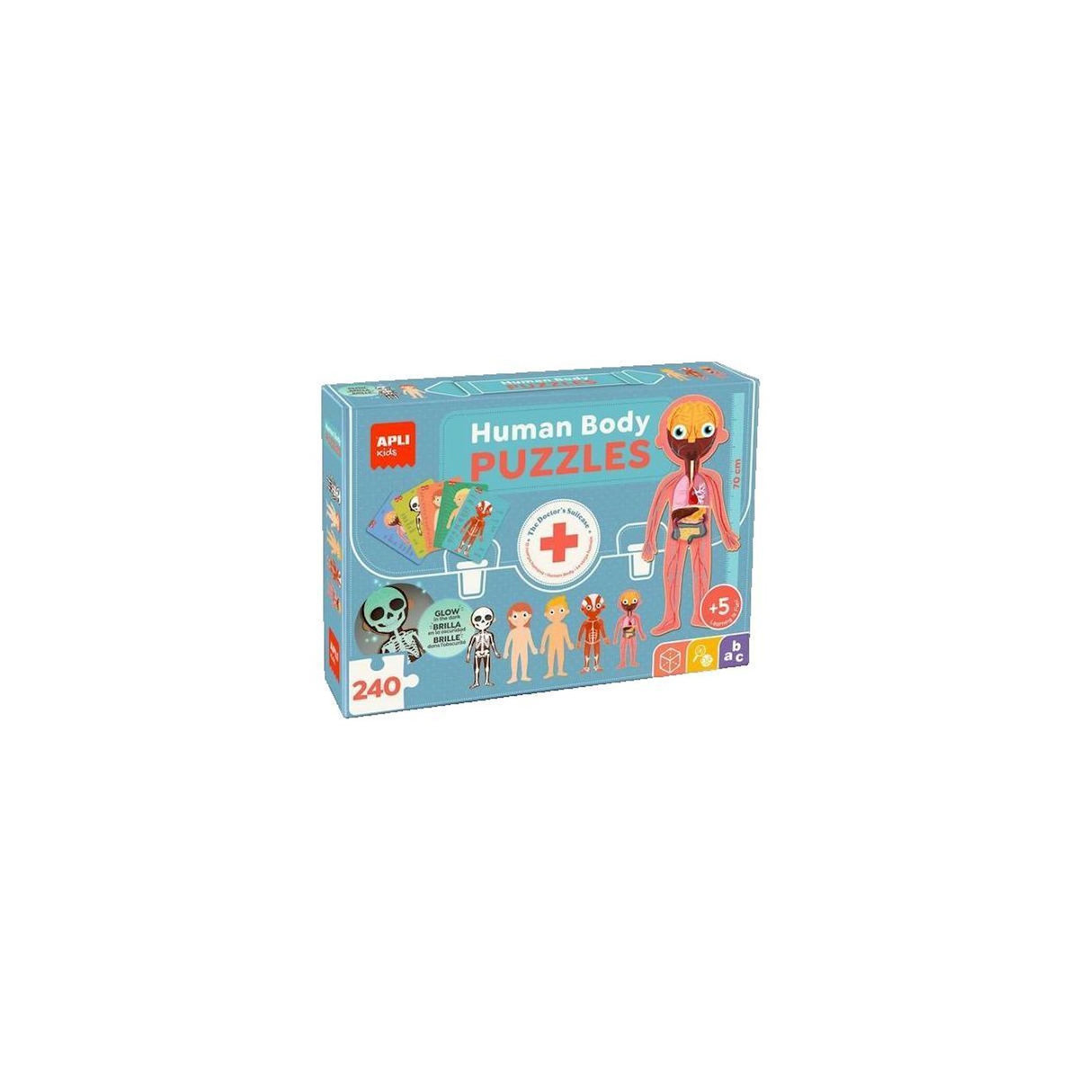 APLI Puzzle APLI Kids Corps Humain - 240 pièces éducatif