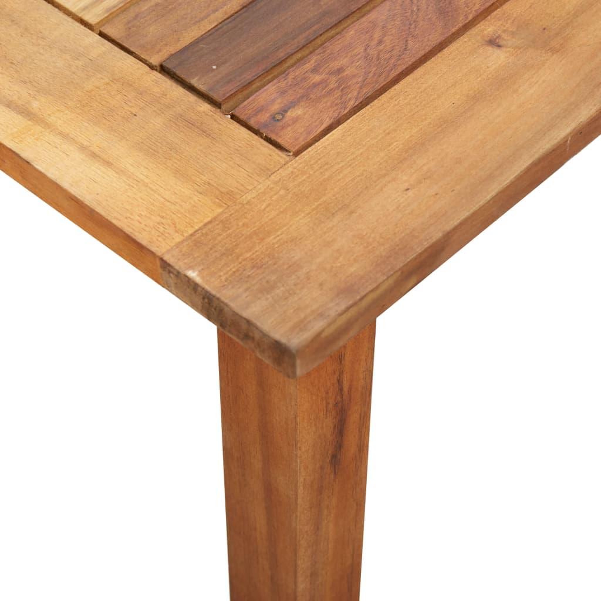 Voir la diapositive 5 : VIDAXL Mobilier a dîner 7 pcs resine tressee et bois d'acacia gris