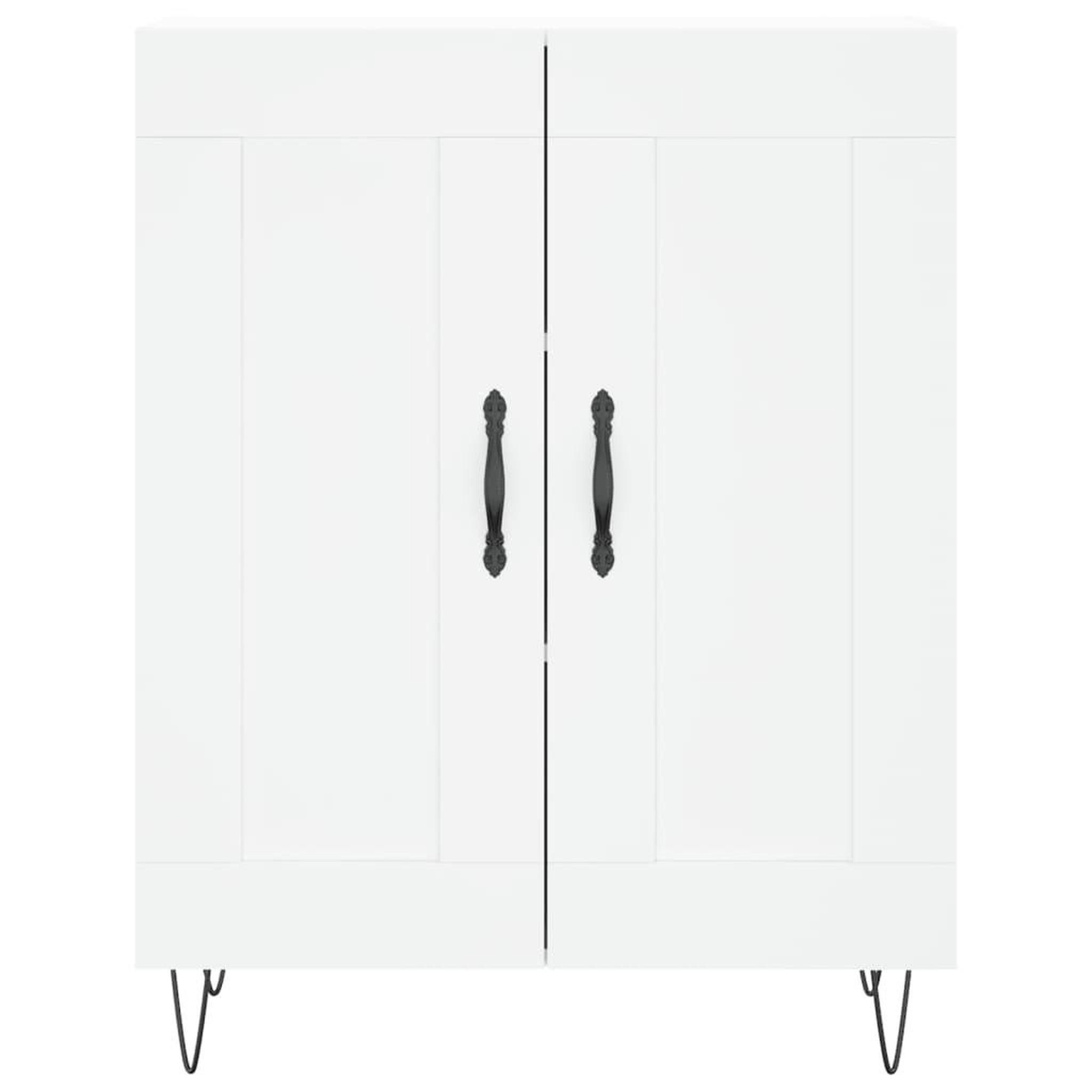 Voir la diapositive 5 : VIDAXL Buffet blanc 69,5x34x90 cm bois d'ingenierie