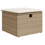 Voir la diapositive 5 : VIDAXL Salon de jardin avec coussins 6 pcs beige resine tressee