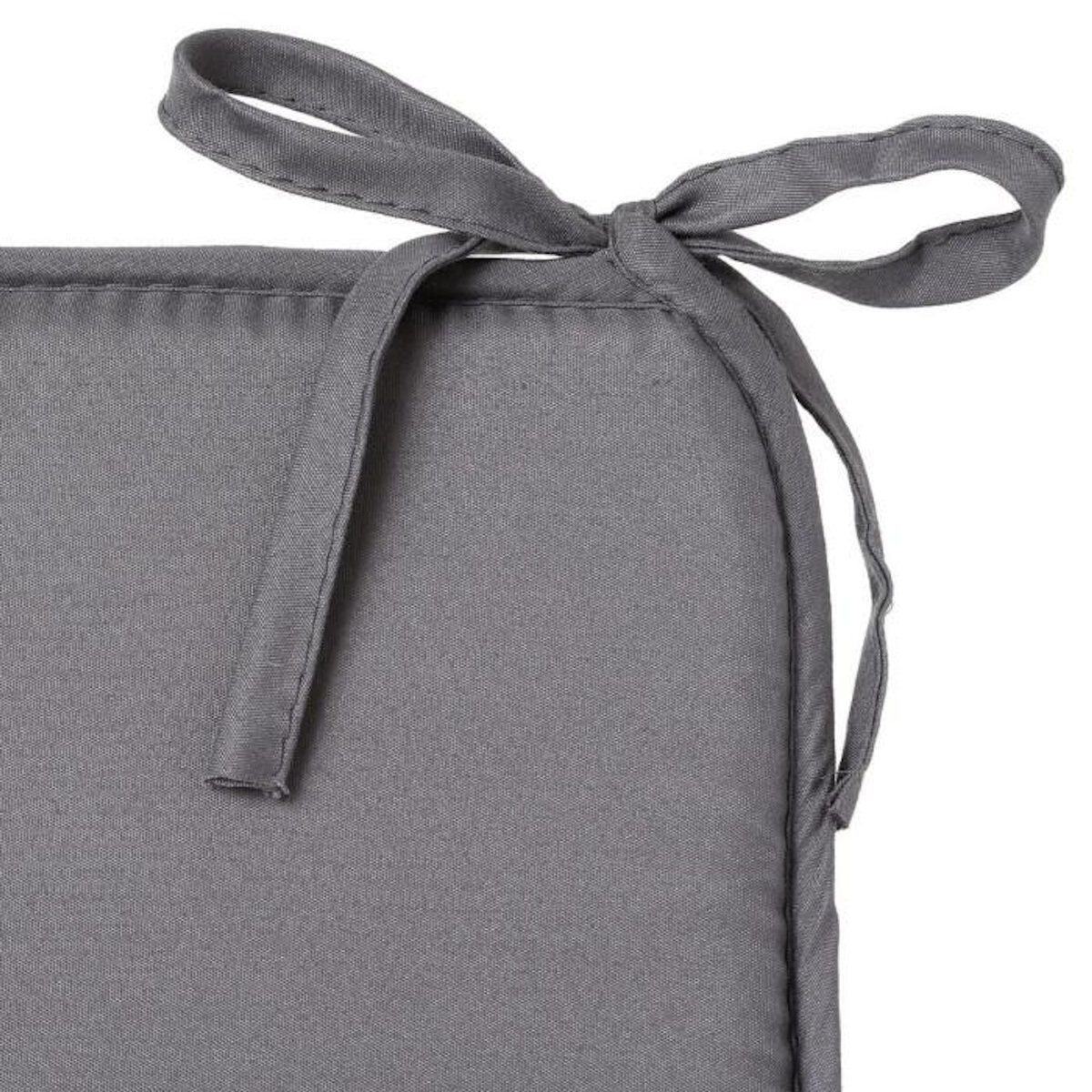 ATMOSPHERA Galette de Chaise  Micro  39x39cm Gris Foncé