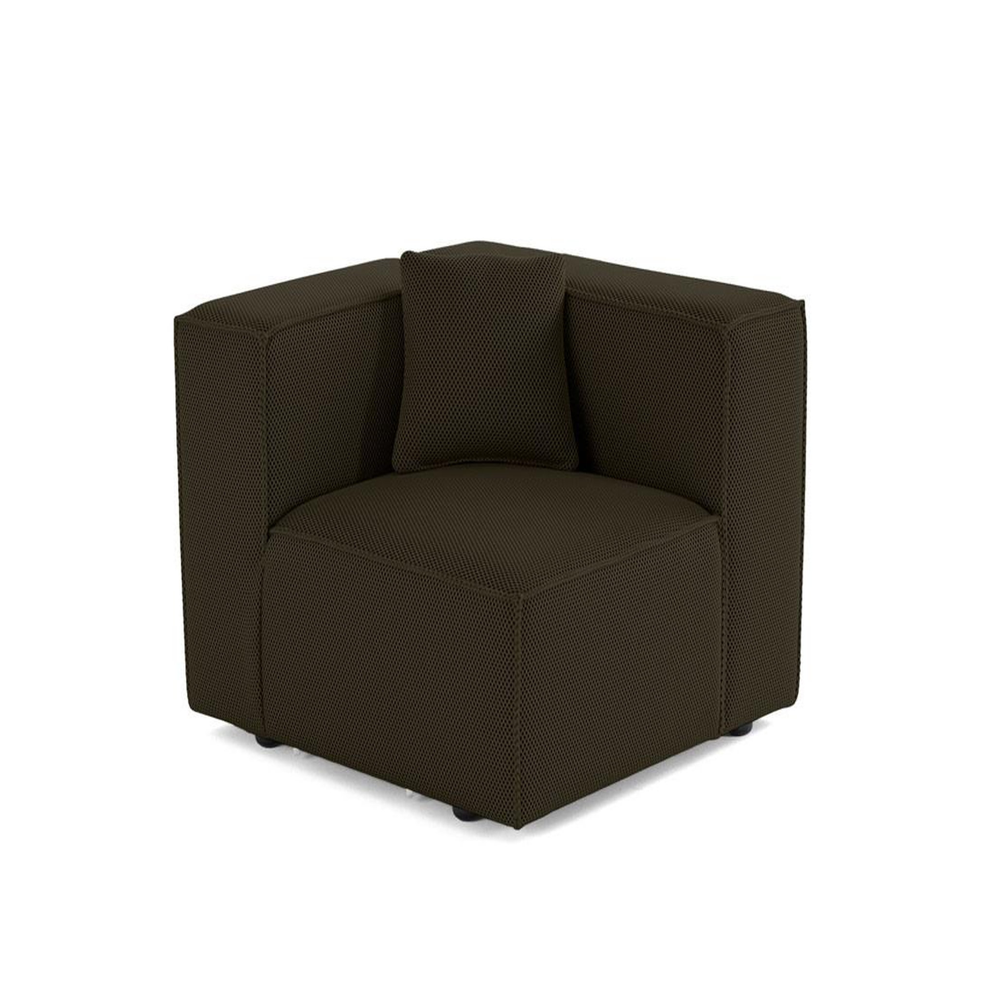 Voir la diapositive 1 : LISA DESIGN Arty - module d'assise droit - en tissu mailles 3d