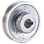 Ribitech Poulie en aluminium 80 mm Alésage 19mm