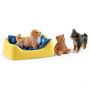 Voir la diapositive 2 : Schleich Figurines chiens : Enclos à chiots