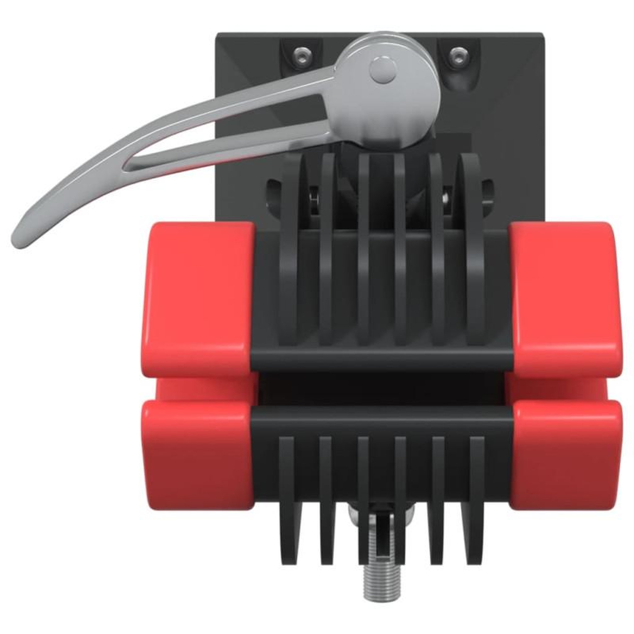 Voir la diapositive 4 : VIDAXL Support mural pour réparation de vélo pliable rouge et noir