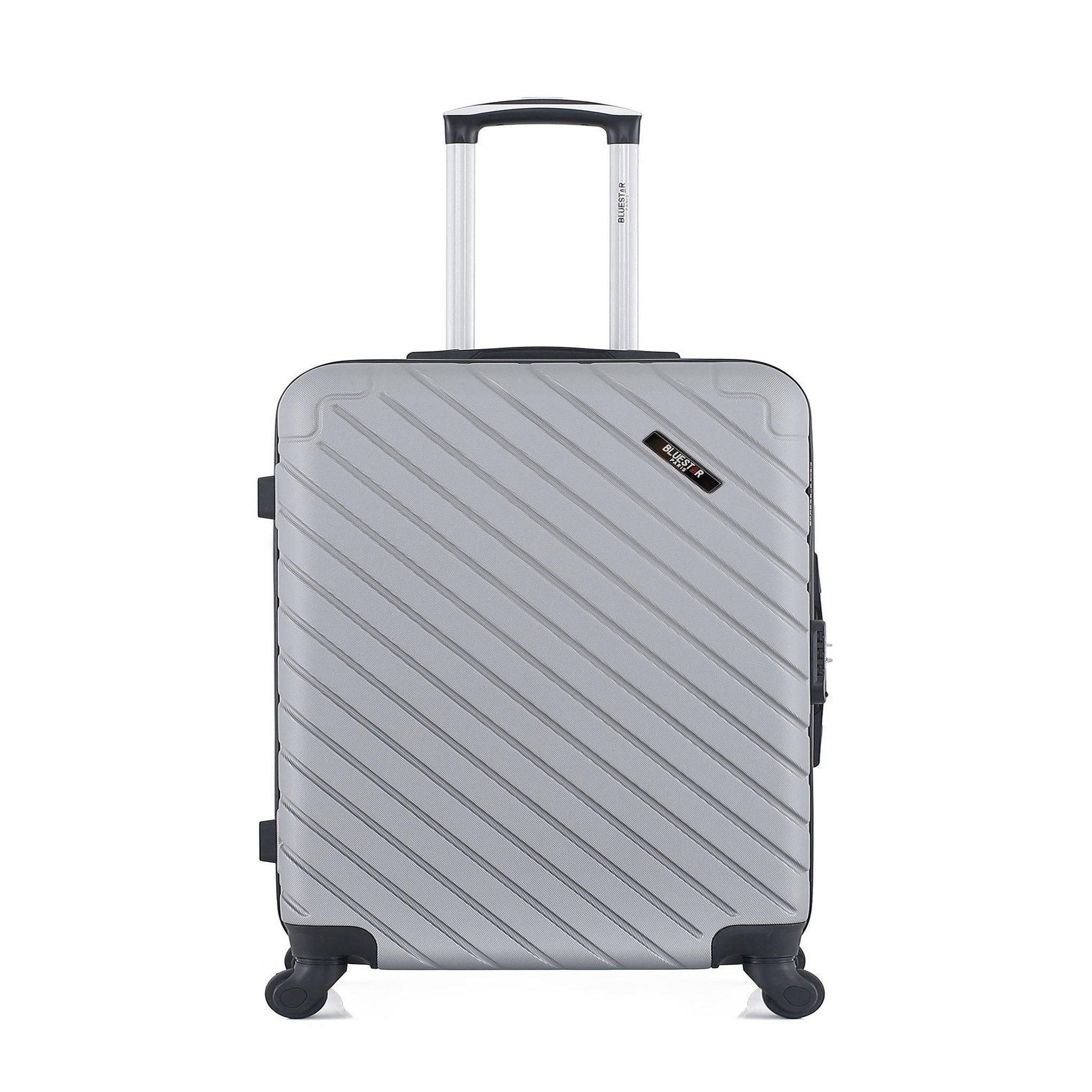 BLUESTAR Bluestar - valise weekend cite 65 cm 4 roues. Coloris disponibles : Marron, Rose, Blanc, Bleu, Noir, Gris, Vert, Beige