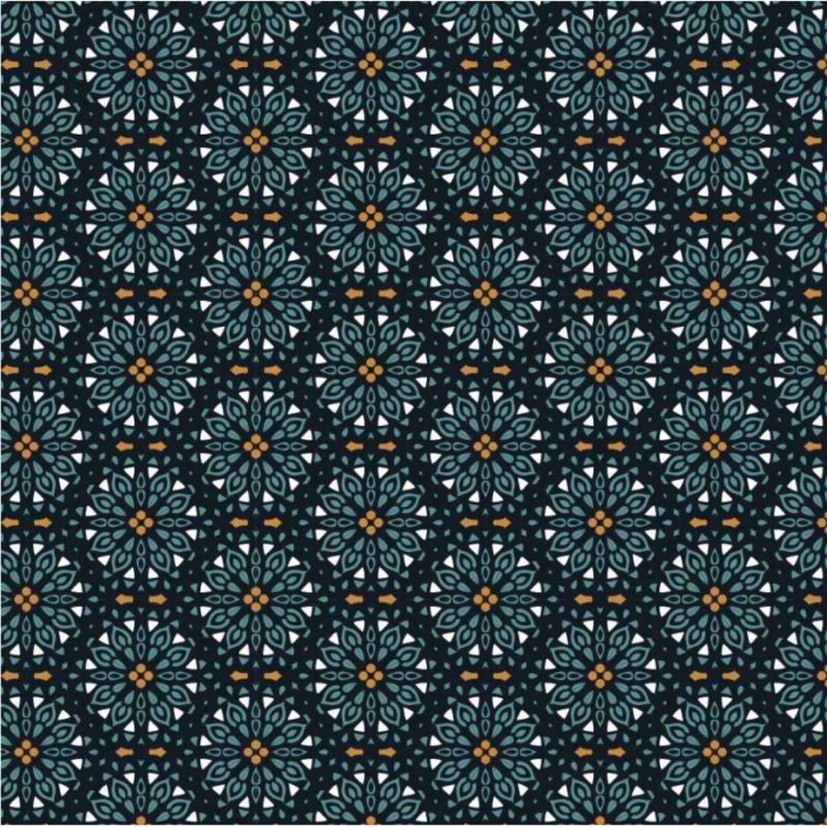 ATMOSPHERA Housse de coussin Rosace Pompons 40 x 40 cm Atmosphera