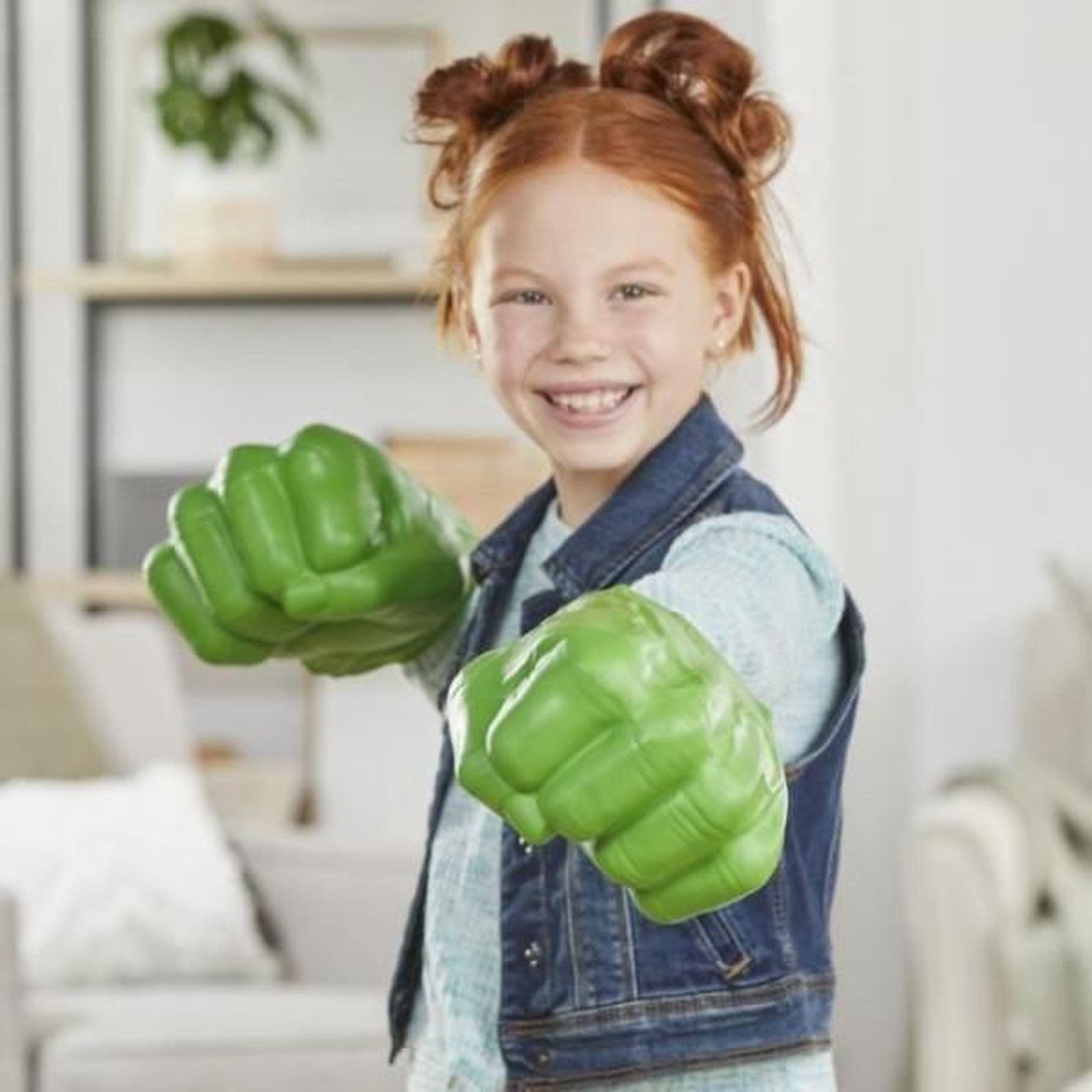 Voir la diapositive 2 : HASBRO Gants fracassants de Hulk, jouet de déguisement, Marvel Avengers