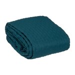 ATMOSPHERA Couvre Lit & 2 Taies  Kalia  240x260cm Bleu Égéen