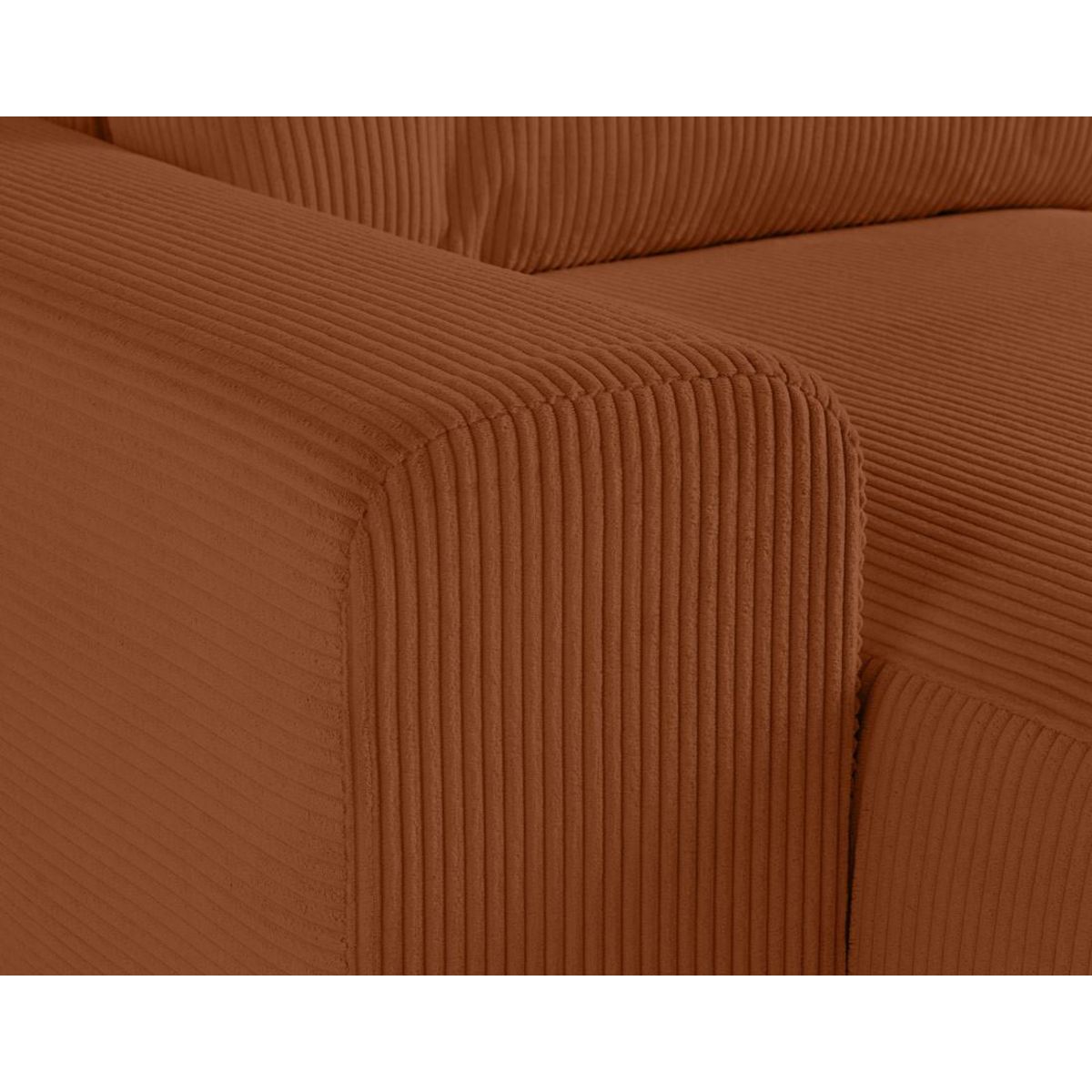 LISA DESIGN Garance - module d'assise méridienne gauche - en velours côtelé