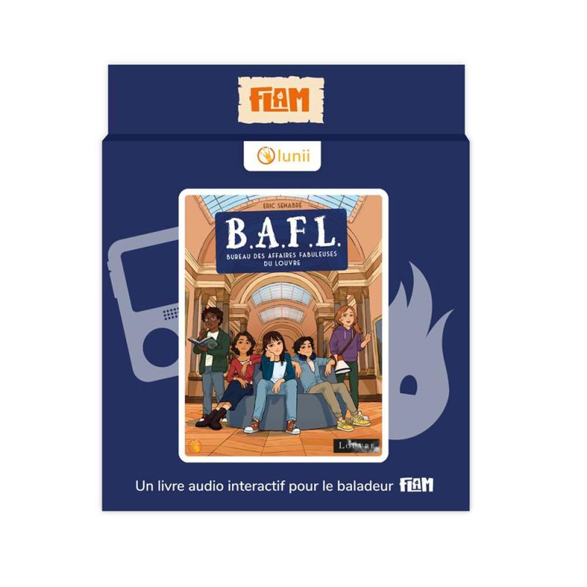 Lunii Livre audio interactif pour le baladeur Flam Lunii Le Bureau des Affaires Fabuleuses du Louvre