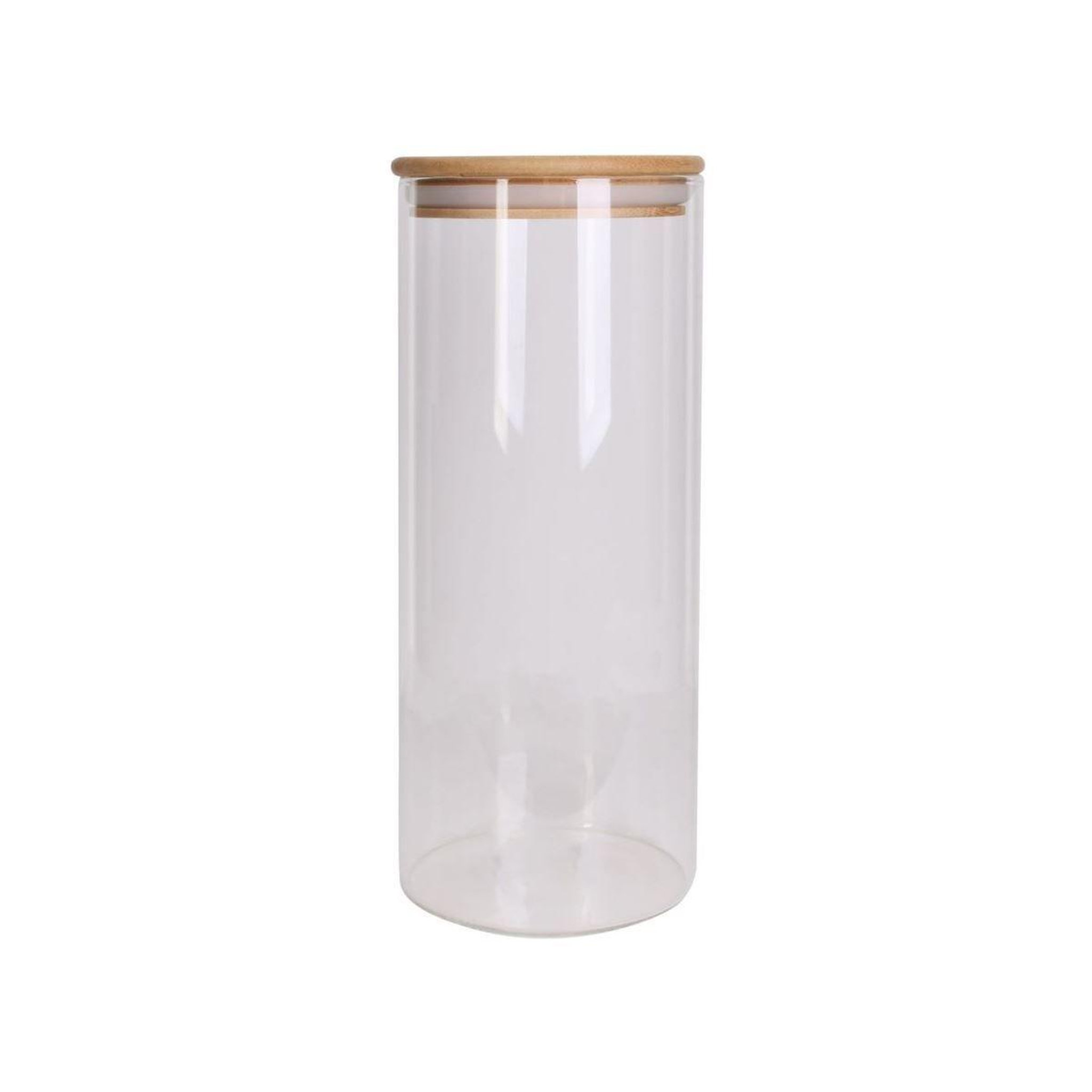 COOK CONCEPT Bocal en verre et bambou 1.6l