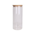 COOK CONCEPT Bocal en verre et bambou 1.6l