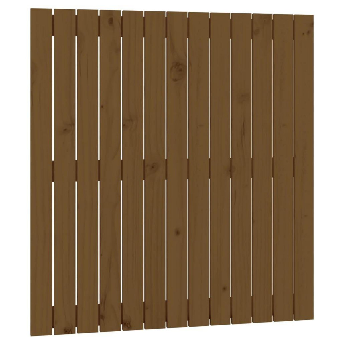 VIDAXL Tete de lit murale Marron miel 82,5x3x90 cm Bois massif de pin