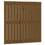Voir la diapositive 2 : VIDAXL Tete de lit murale Marron miel 82,5x3x90 cm Bois massif de pin