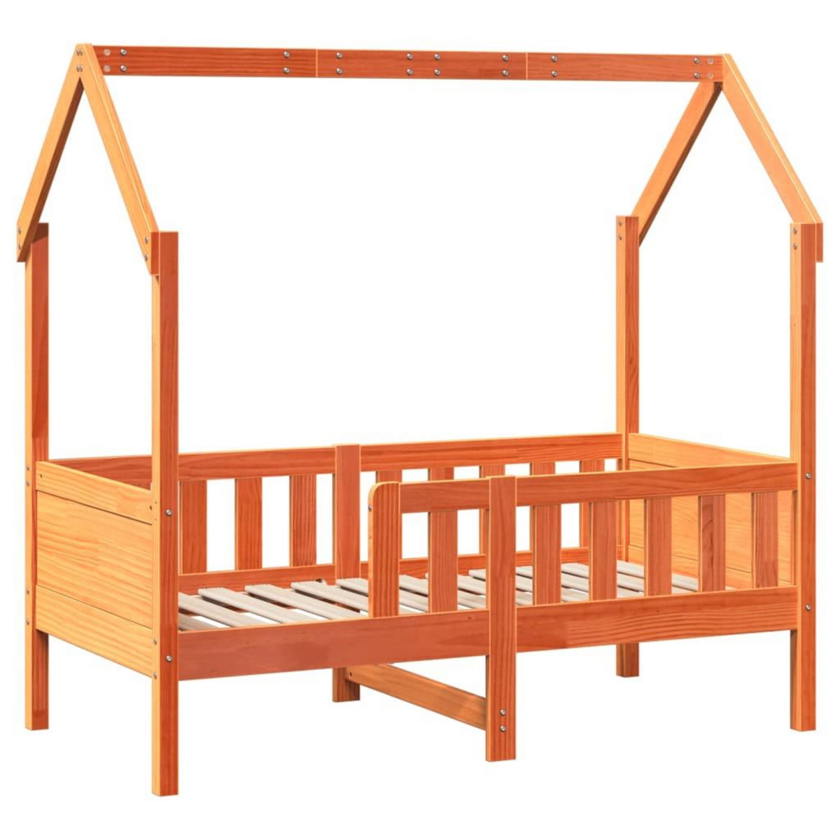 VIDAXL Cadre de lit d'enfants forme de maison sans matelas pin