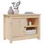 Voir la diapositive 4 : VIDAXL Meuble TV 70x36,5x52 cm Bois de pin massif