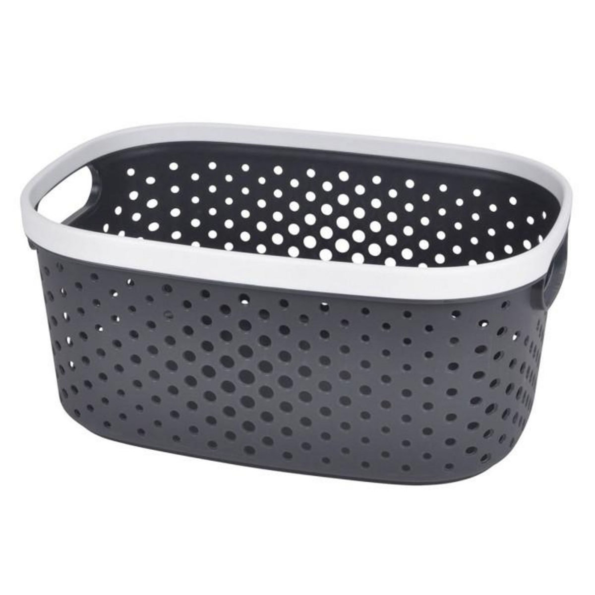 Paris Prix Panière à Linge  Ajourée  15L Anthracite