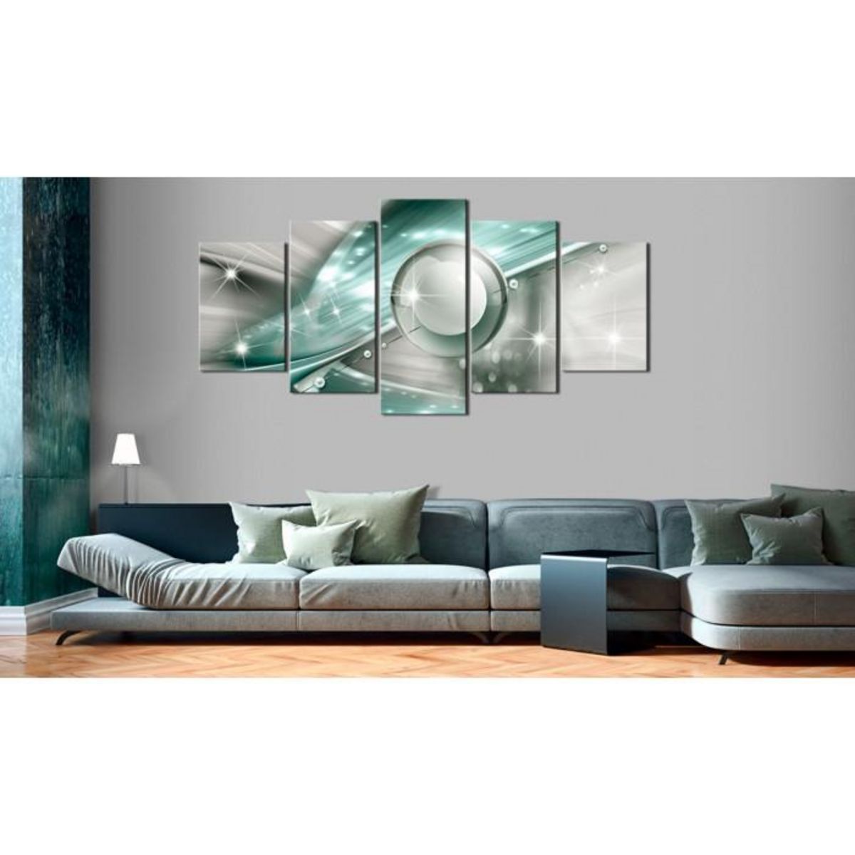 Paris Prix Tableau Imprimé  Light Blue Flame