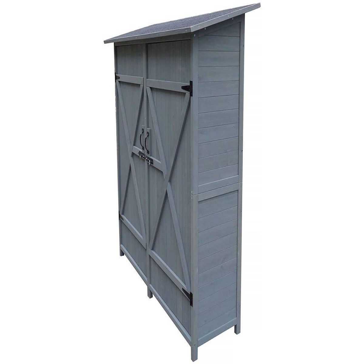 Habitat et Jardin Armoire de jardin  Espacio  - 140 x 49 x 162 cm - Anthracite