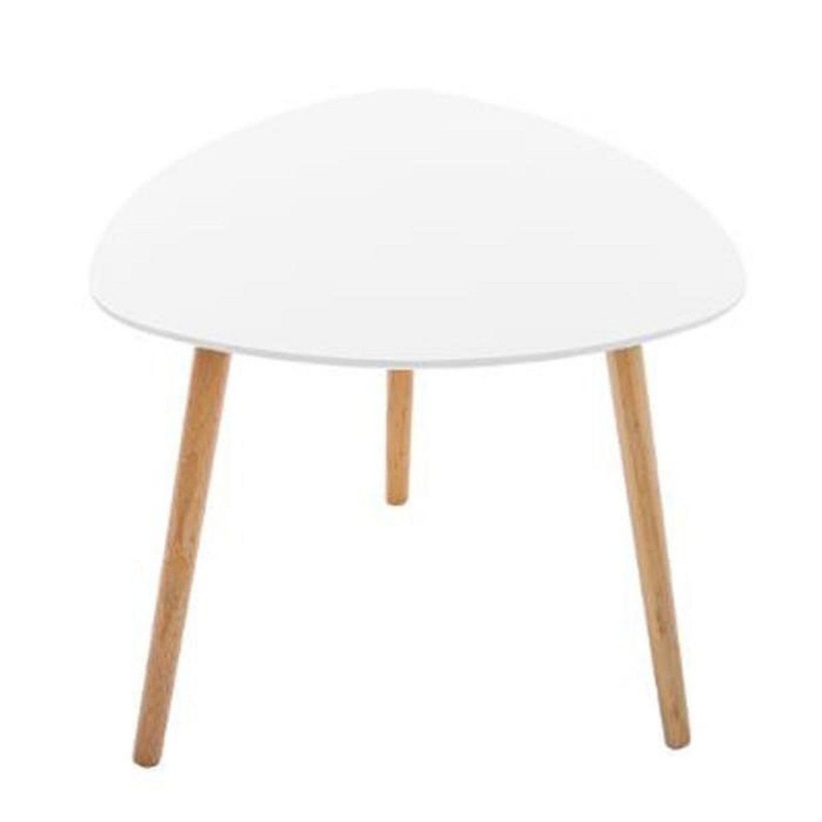 ATMOSPHERA Lot de 3 Tables à Café Gigognes  Mileo  60cm Blanc