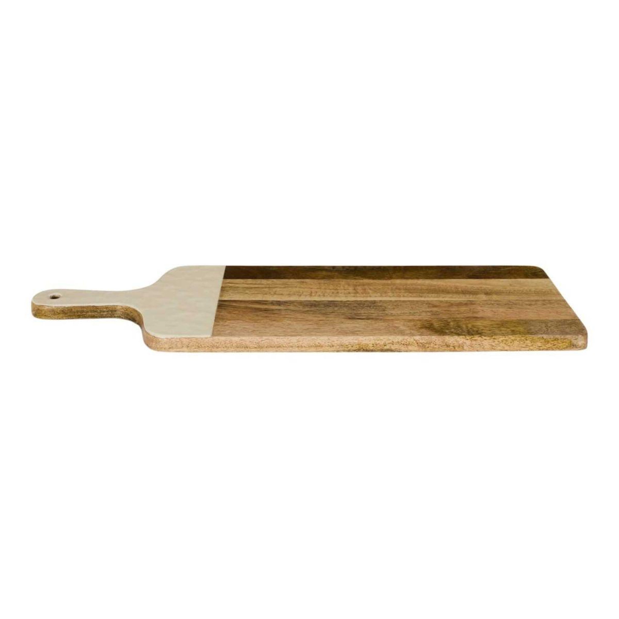 The Home Deco Factory Planche de Présentation en Bois  Nerina  58cm Beige