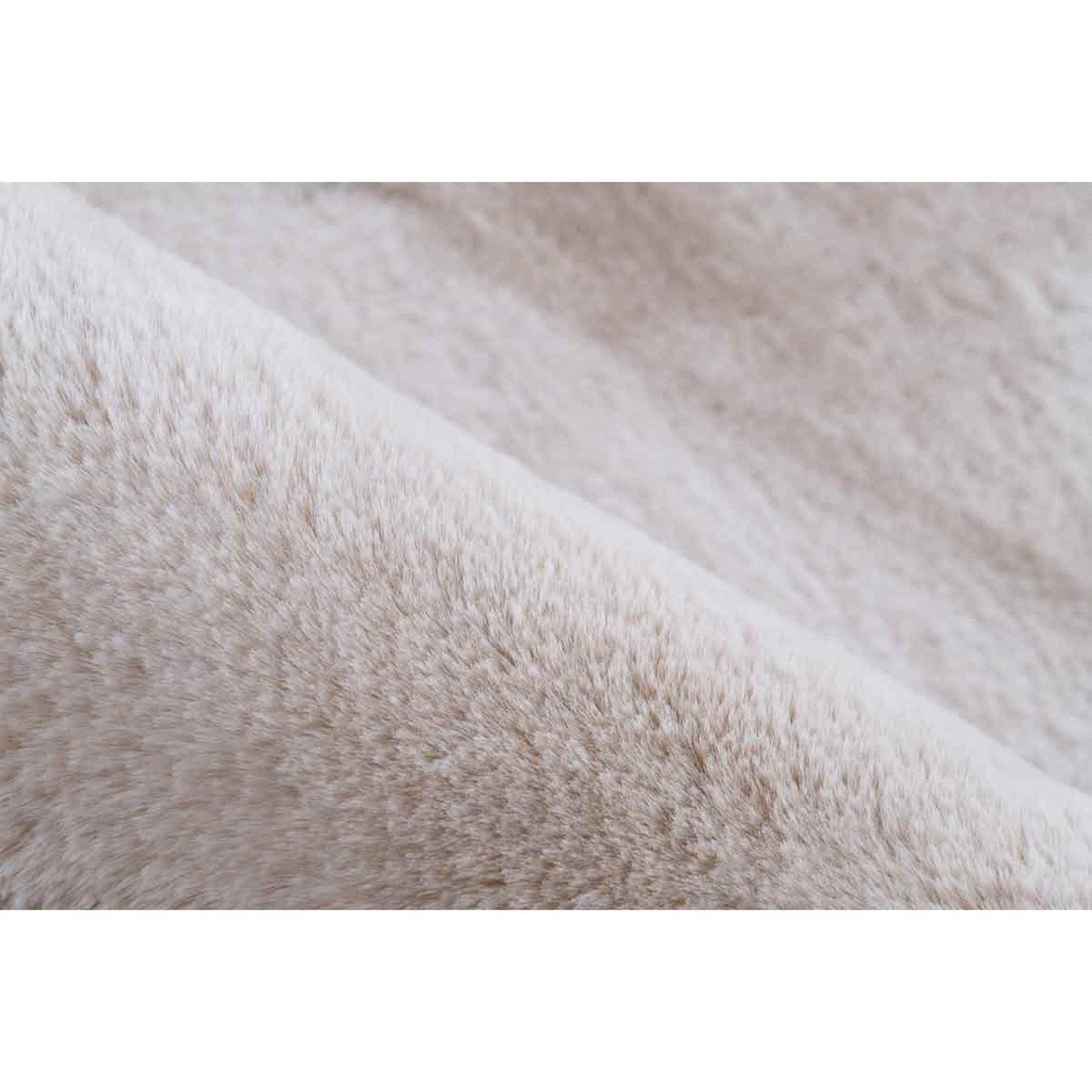 Voir la diapositive 3 : Paris Prix Tapis à poils longs uni  saika  crème & blanc