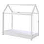 Voir la diapositive 1 : Paris Prix Lit Enfant & Matelas  Cabane  70x140cm Blanc