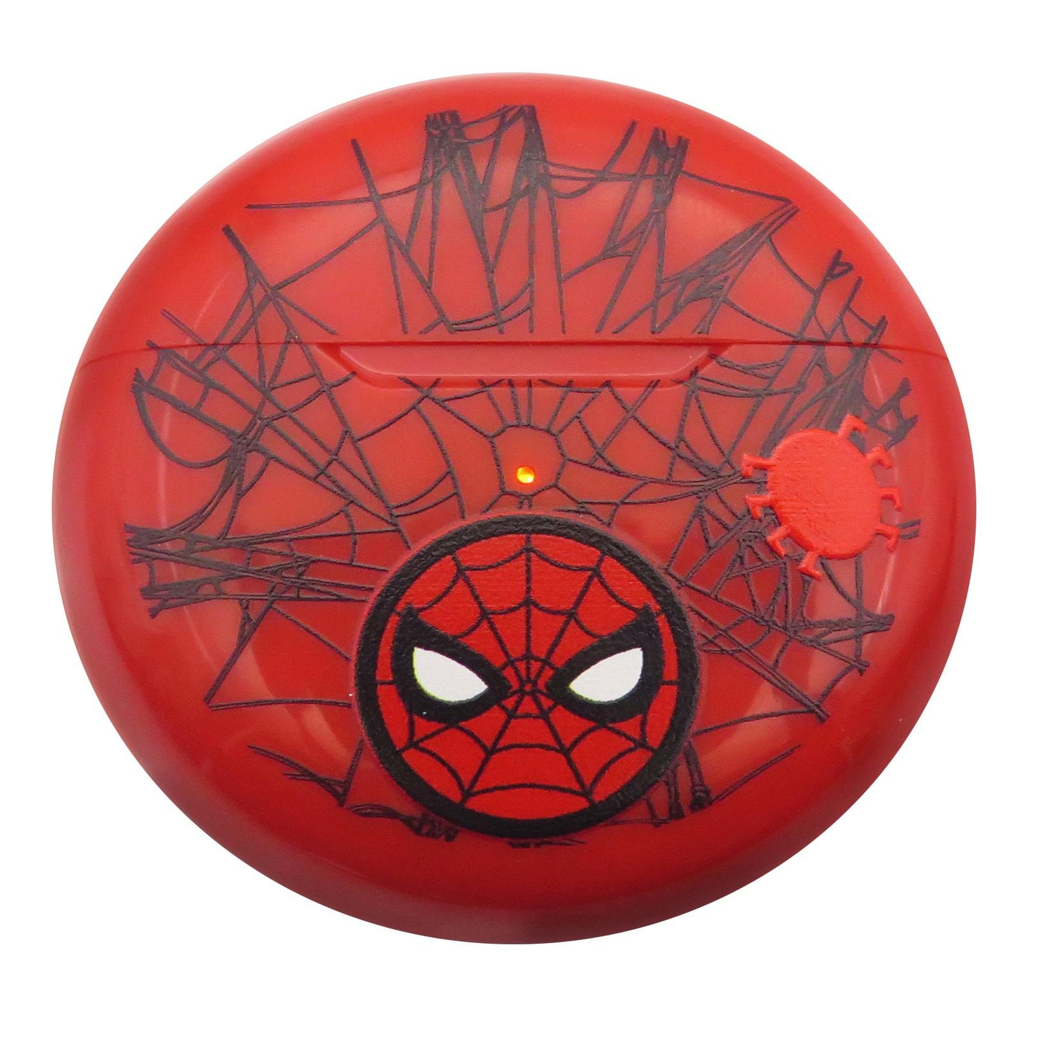 Voir la diapositive 2 : Lexibook Écouteurs sans fil Bluetooth SpiderMan avec étui de chargement et de rangement