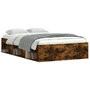 Voir la diapositive 3 : VIDAXL Cadre de lit sans matelas chene fume 120x200 cm