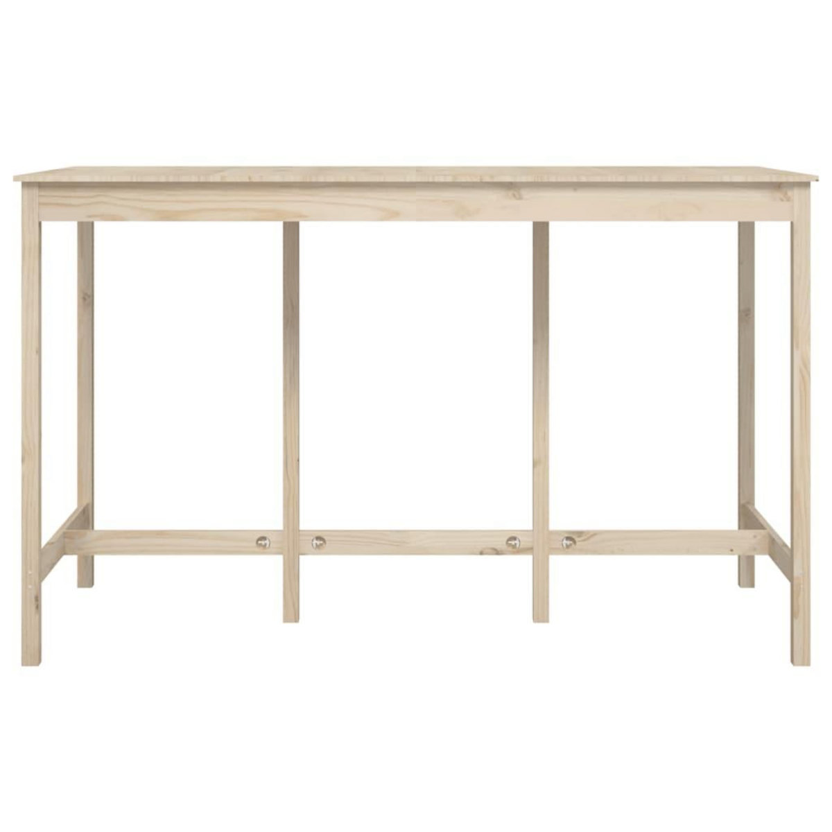 VIDAXL Table de bar 180x80x110 cm Bois massif de pin