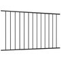 Voir la diapositive 2 : VIDAXL Panneau de cloture Acier enduit de poudre 1,7x1 m Noir