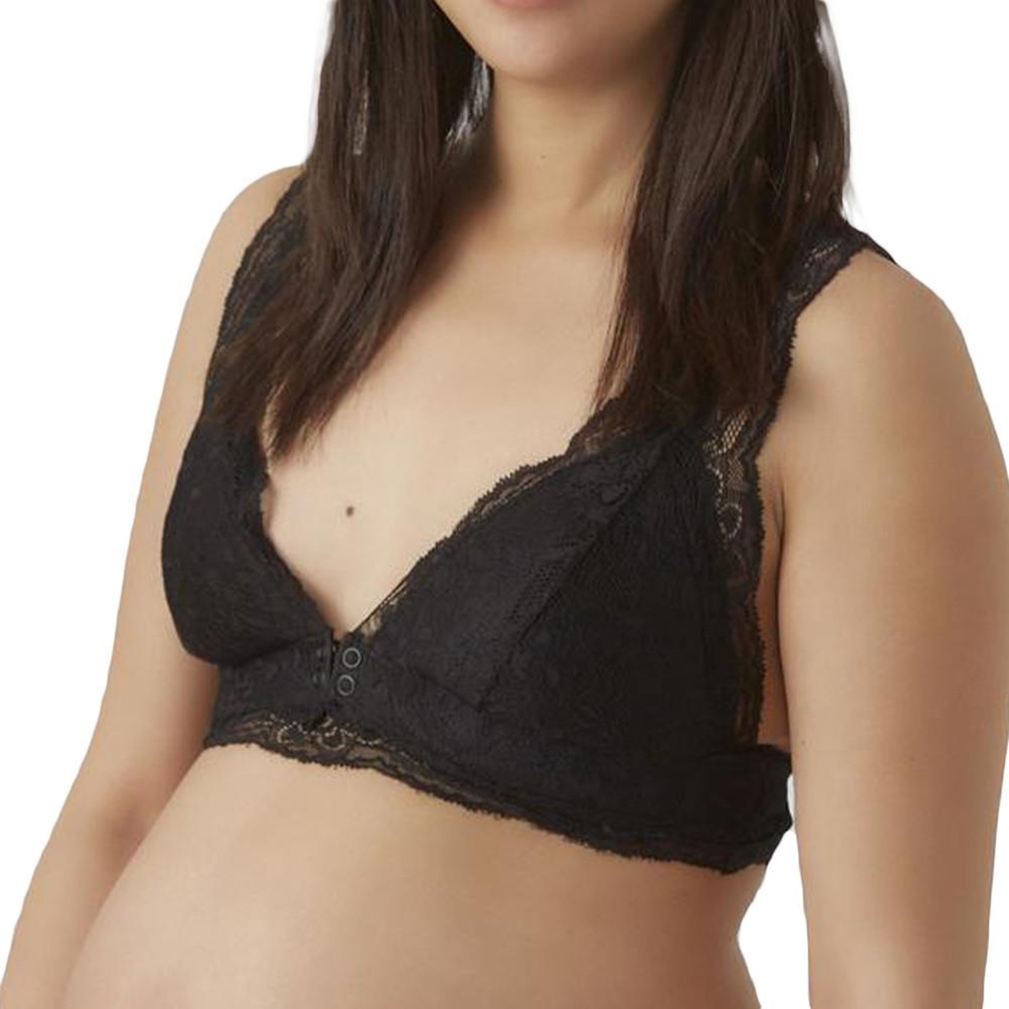 Voir la diapositive 3 : MAMALICIOUS X2 soutien gorge de grossesse orange/noir femme mamalicious enia