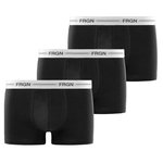 FREEGUN Lot de 3 boxers homme Freegun. Coloris disponibles : Noir
