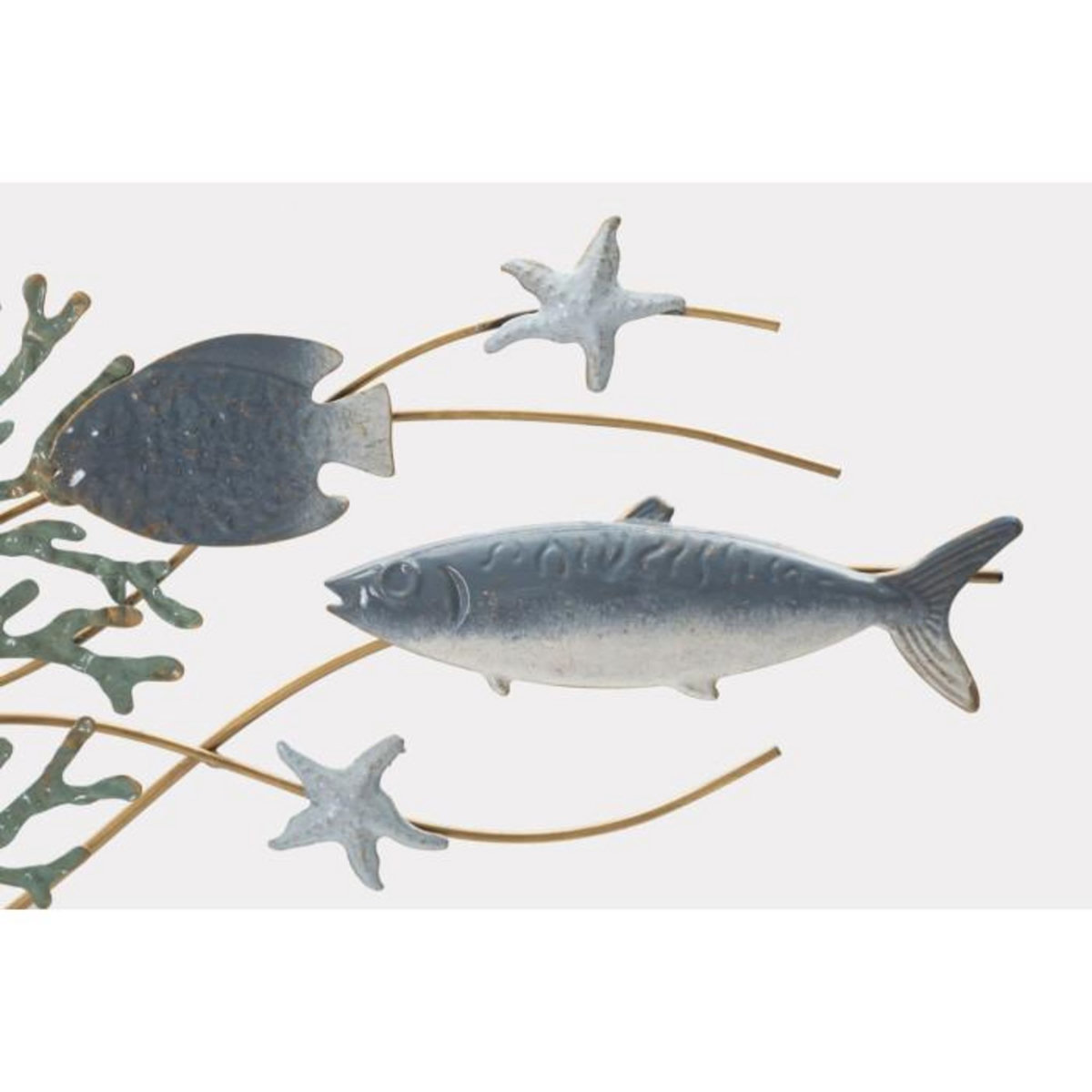 Paris Prix Décoration Murale en Métal  Sea Star  95cm Multicolore