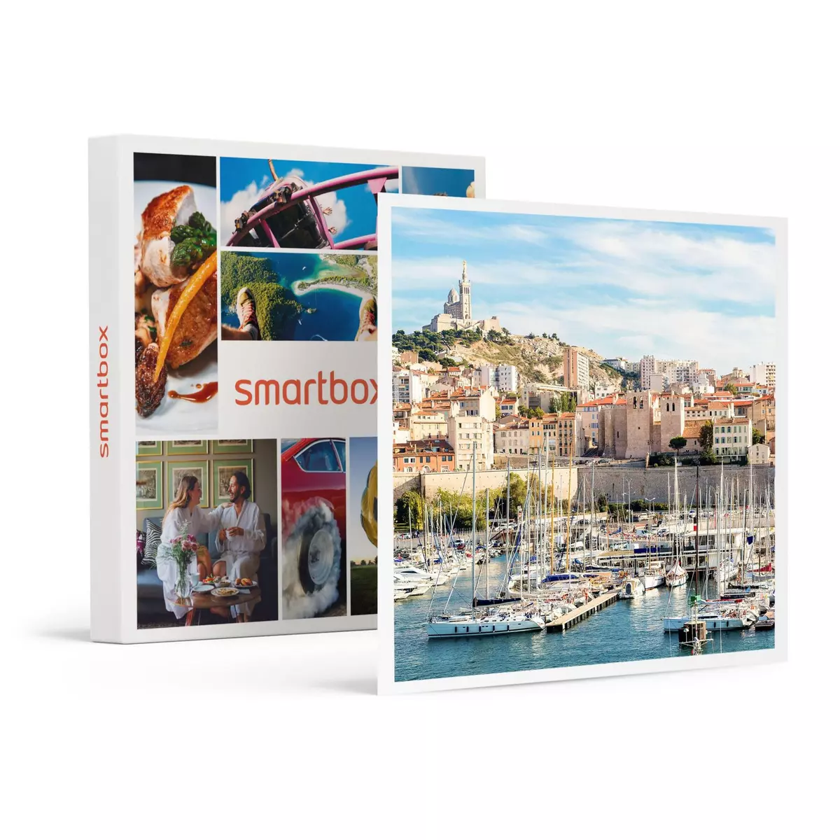 Smartbox Séjour de 2 jours en hôtel 3* ou 4* à Marseille - Coffret Cadeau Séjour