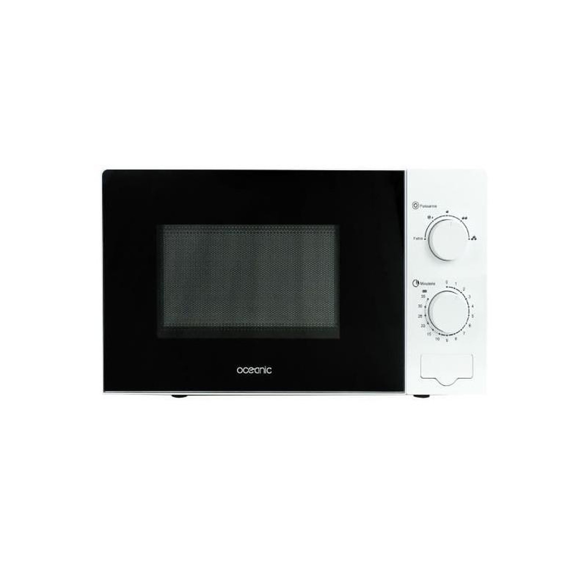 Voir la diapositive 1 : OCEANIC Micro-ondes OCEANIC MO20W11 Blanc 45,4 x H26,1 x P32,6 cm - 20L