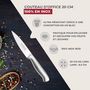 Voir la diapositive 2 : NIROSTA Ensemble de 6 Couteaux d'office en inox 20 cm en tout Nirosta Star