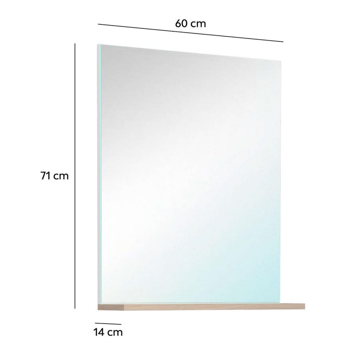 CONCEPT USINE Miroir de salle de bain GREELEY