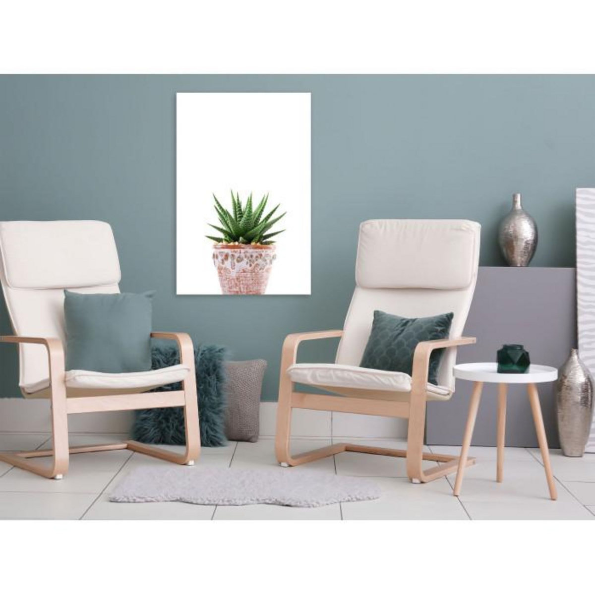 Paris Prix Tableau Imprimé  Succulents in Pot